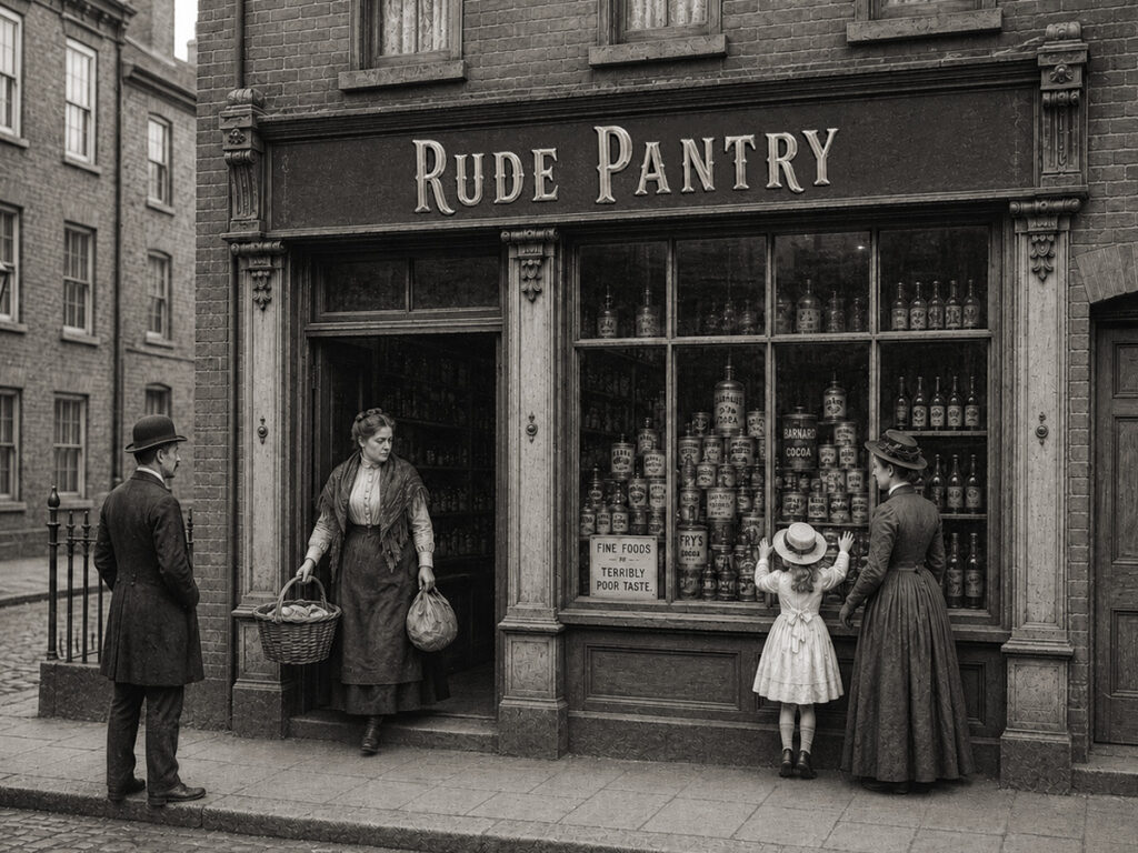 The original Rude Pantry shop