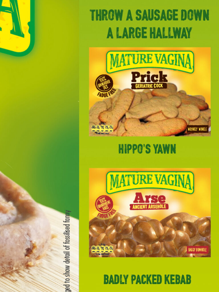 Close-up of tiny recreated packaging details