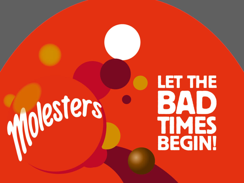 Abandoned Molesters packaging spoof
